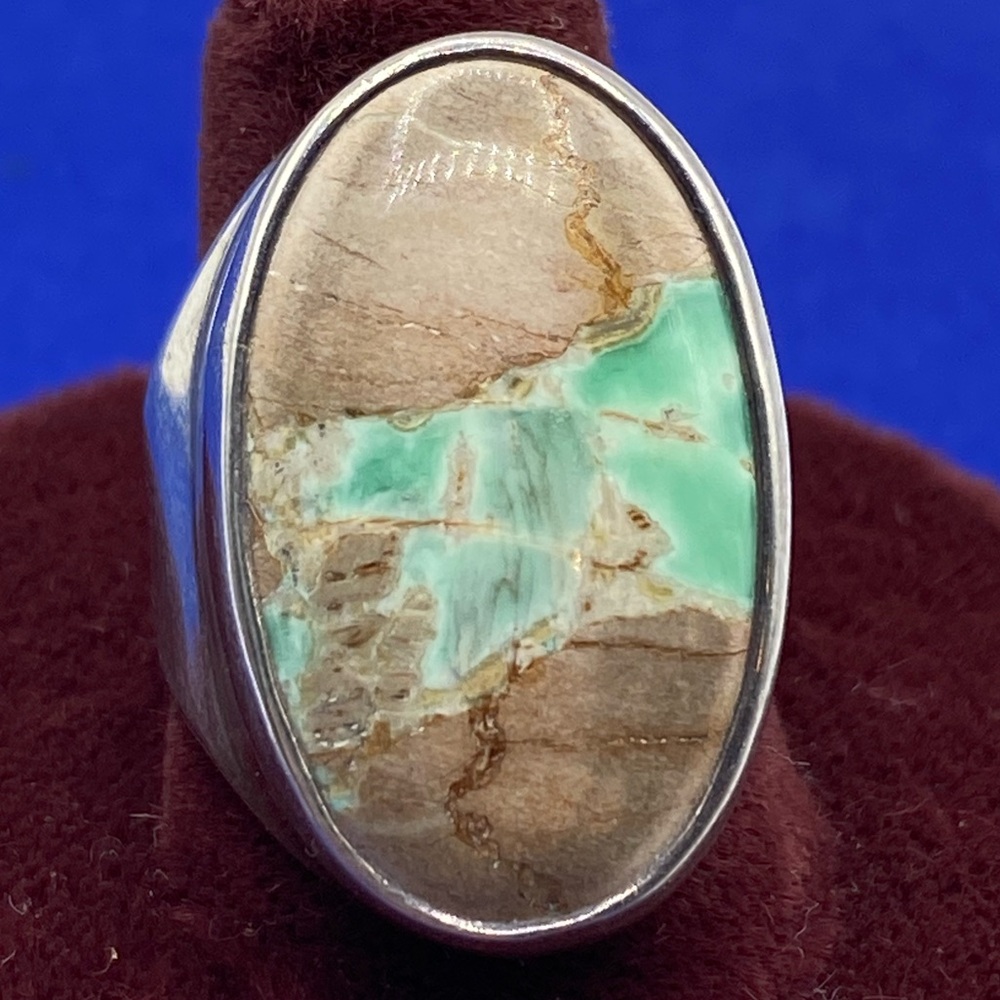 Sterling Silver Variscite Ring - image 1